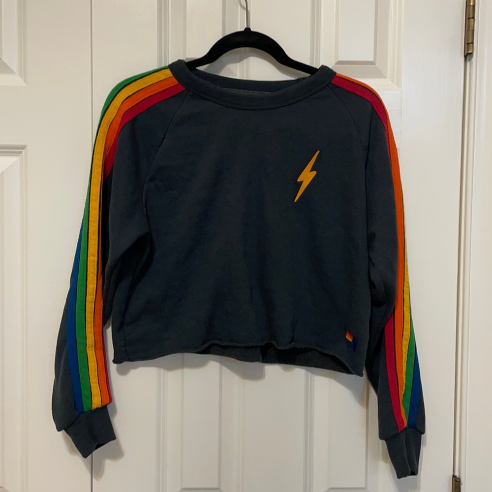 Aviator Nation cropped sweatshirt